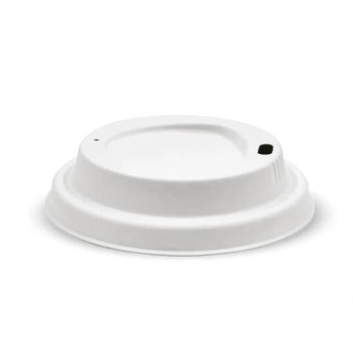 Biopak Plant Fibre Hot Cup Lid White Mm Ctn Jasco Dist