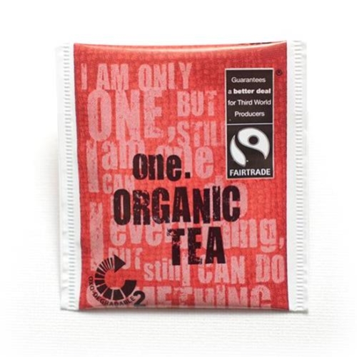 ONE FAIRTRADE  OVERWRAPPED TEA BAGS 500