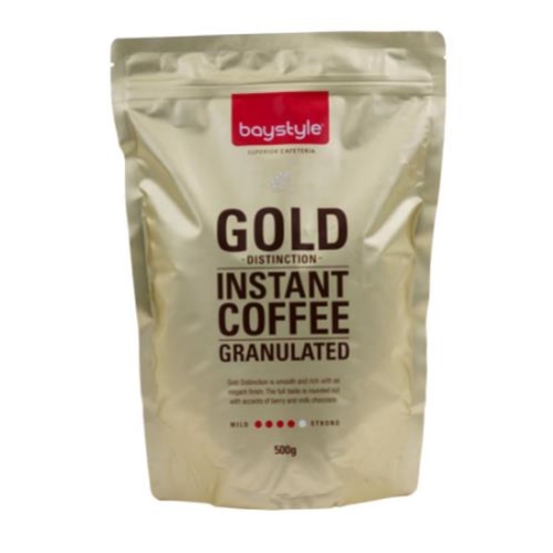 BAYSTYLE GOLD GRANULATED INSTANT COFFEE 500G