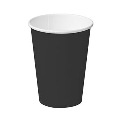 M-SERIES BLACK 12oz SINGLE WALL PAPER COFFEE CUP 1000ctn | JASCO DIST