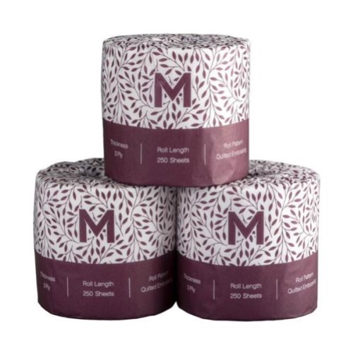 M-SERIES LUXURY 3ply WRAPPED T/ROLL 250s x 48rl (FSC)