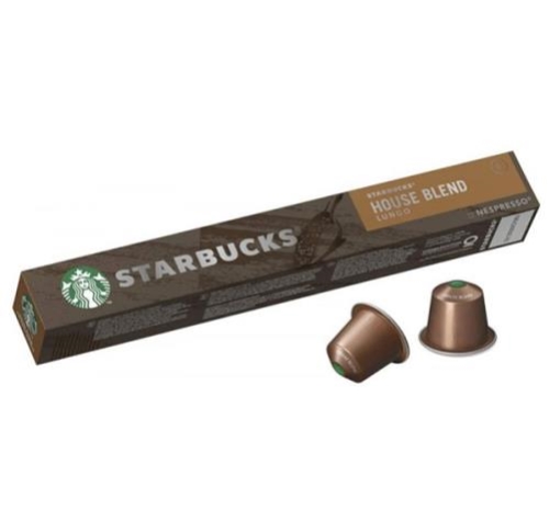 STARBUCKS NESPRESSO COFFEE PODS HOUSE BLEND 57g x 10pk