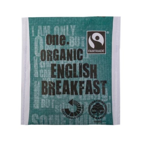 ONE FAIRTRADE ENGLISH BREAKFAST TEA BAGS 200