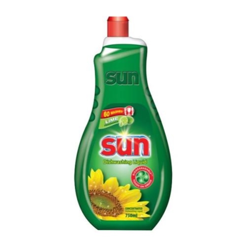 SUN LIME DISHWASH DETERGENT 750ML EA