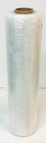 PALLET WRAP CLEAR HAND STRETCH 500mm X 450m 20mu