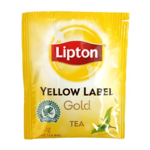 LIPTON YELLOW LABEL GOLD ENVELOPED TEABAGS 500 BOX