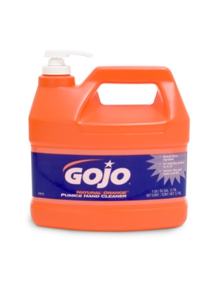 GOJO ORANGE PUMICE HAND CLEANER & PUMP 3.8Ltr