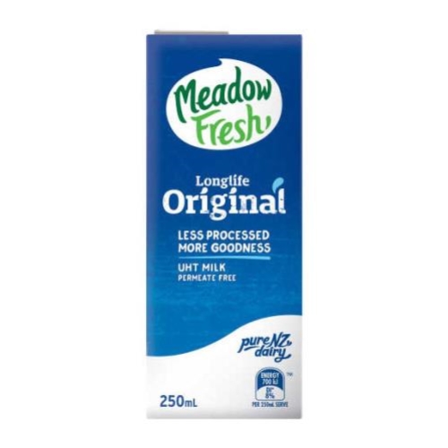 MEADOW FRESH UHT LONG LIFE MILK 250ML x 24 CTN