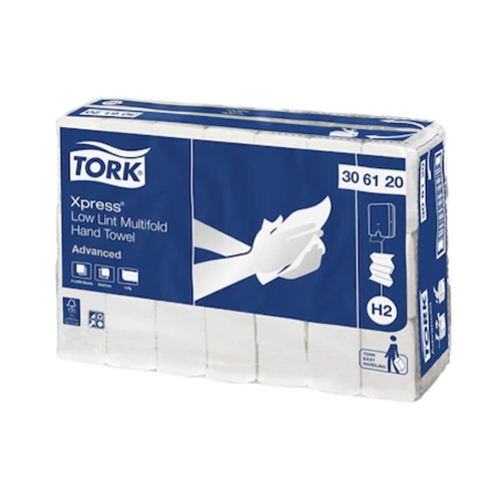 TORK ADVANCED LOW-LINT SOFT MULTIFOLD TOWEL 209x21pk H2